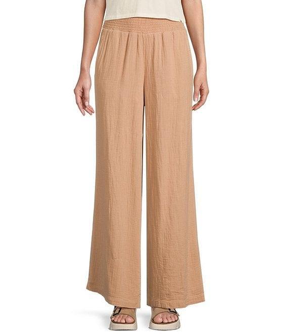 Billabong New Waves High Rise Relaxed Gauze Pants Product Image