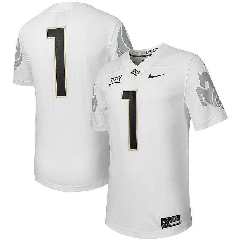Men's Nike #1 White UCF Knights Untouchable Replica Football Jersey, Size: Large Product Image