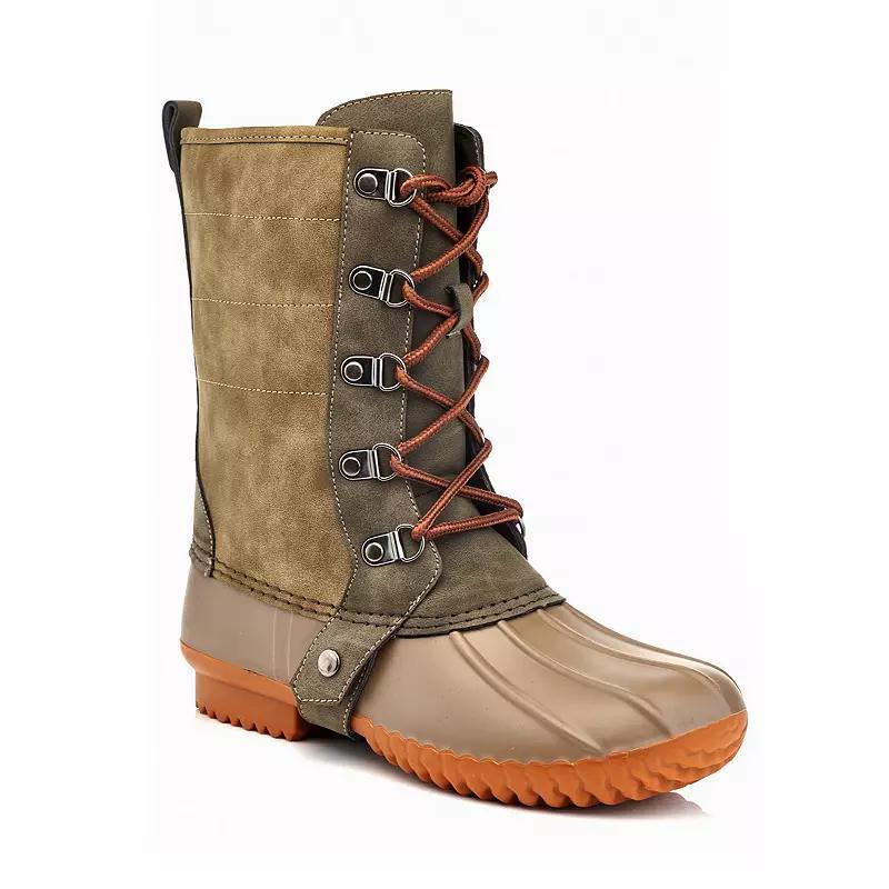 Henry Ferrera B779 Women's Duck Boots, Size: 11, Green Product Image