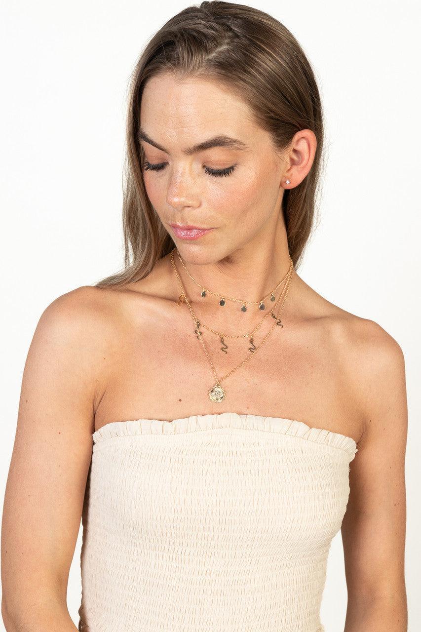 Sand Gauze Wide Leg Jumpsuit Product Image
