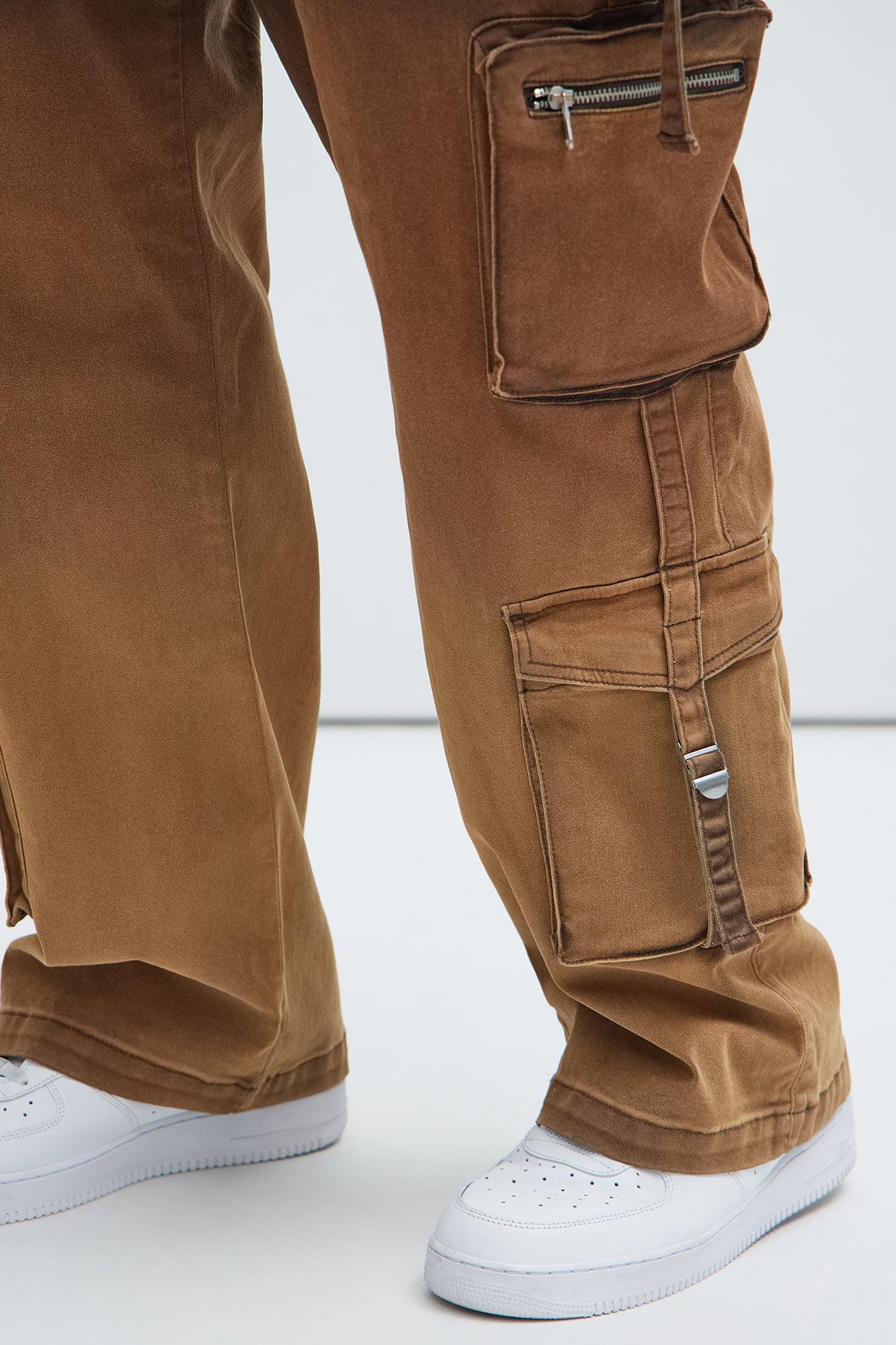 Vance Straight Pants - Brown Product Image