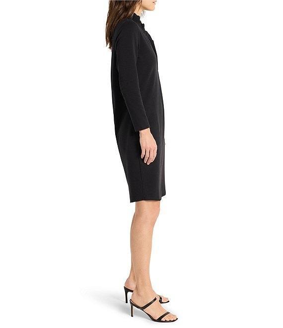 NIC + ZOE Ruffled Up V-Neck Long Sleeve Dress Product Image