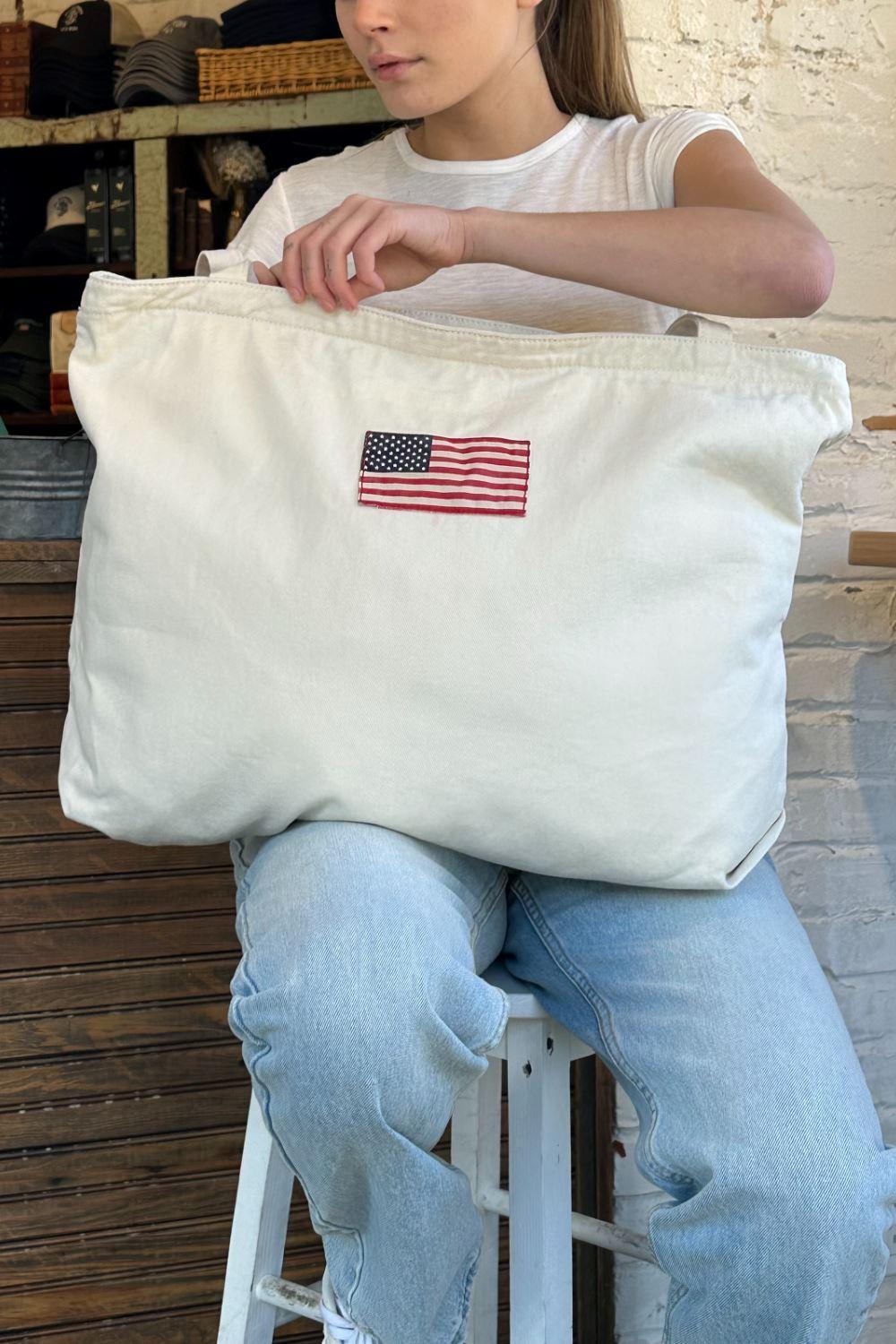 American Flag Tote Bag Product Image