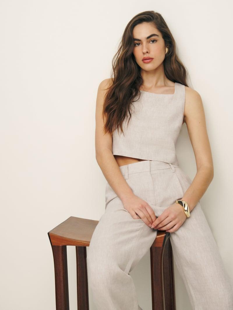 Saige Linen Top Product Image