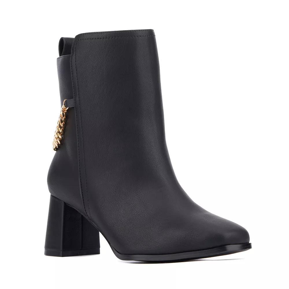 Fashion to Figure Maire Women's Wide Width Ankle Boots, Size: 10 Wide, Black Product Image