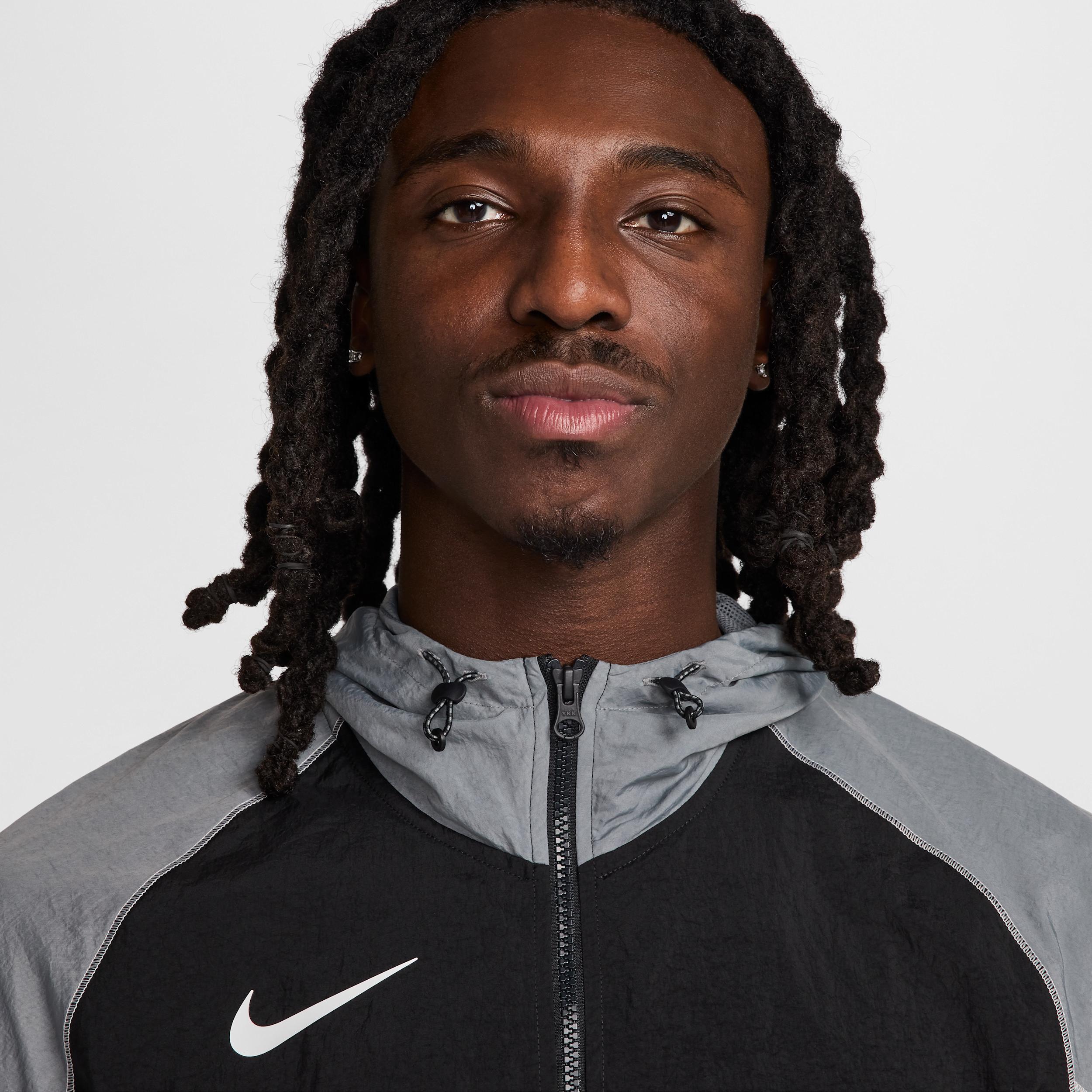 Nike Men's Strike+ Water-Repellent Hooded Soccer Jacket Product Image
