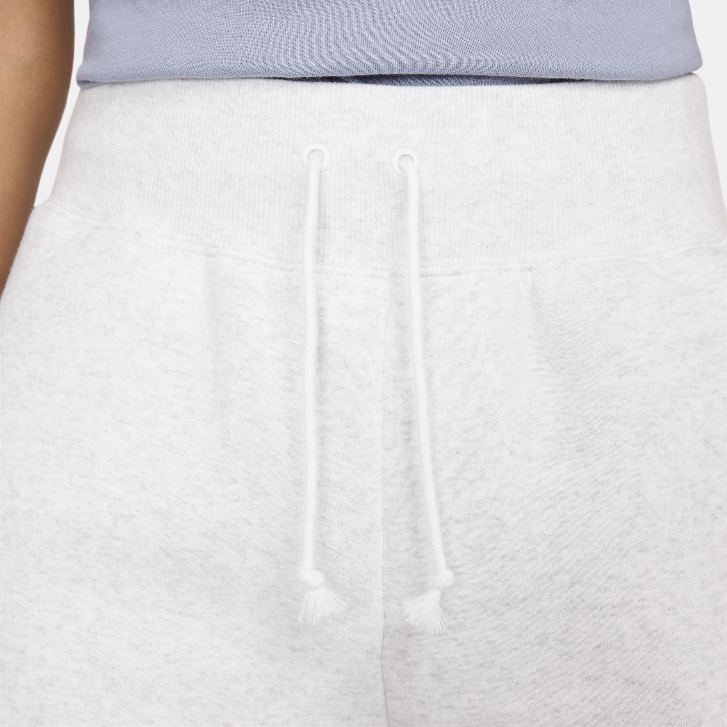 Nike Womens Sportswear Phoenix Fleece High-Waisted 2 Logo Shorts Product Image