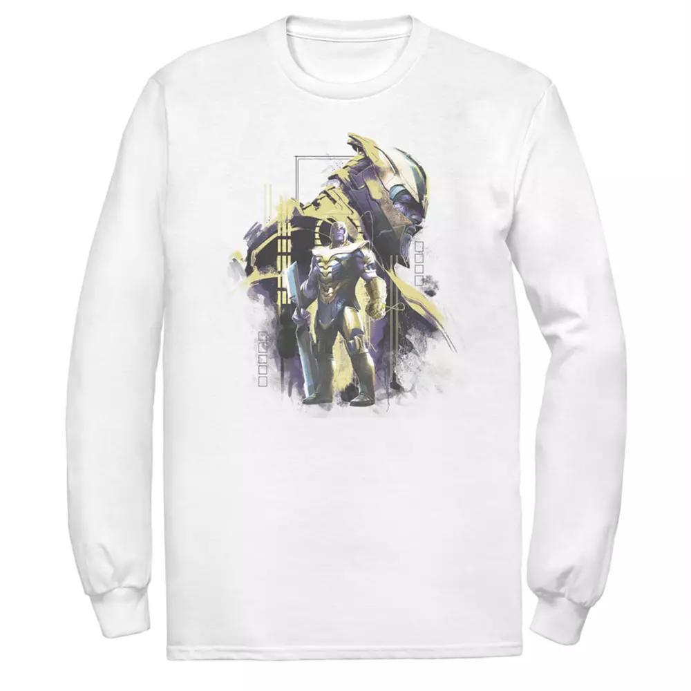 Men's Marvel Avengers Endgame Titan Frame Tee, Size: 3XL, White Product Image