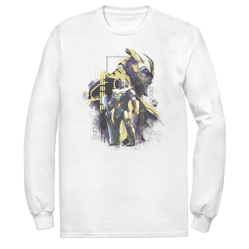 Men's Marvel Avengers Endgame Titan Frame Tee, Size: 3XL, White Product Image