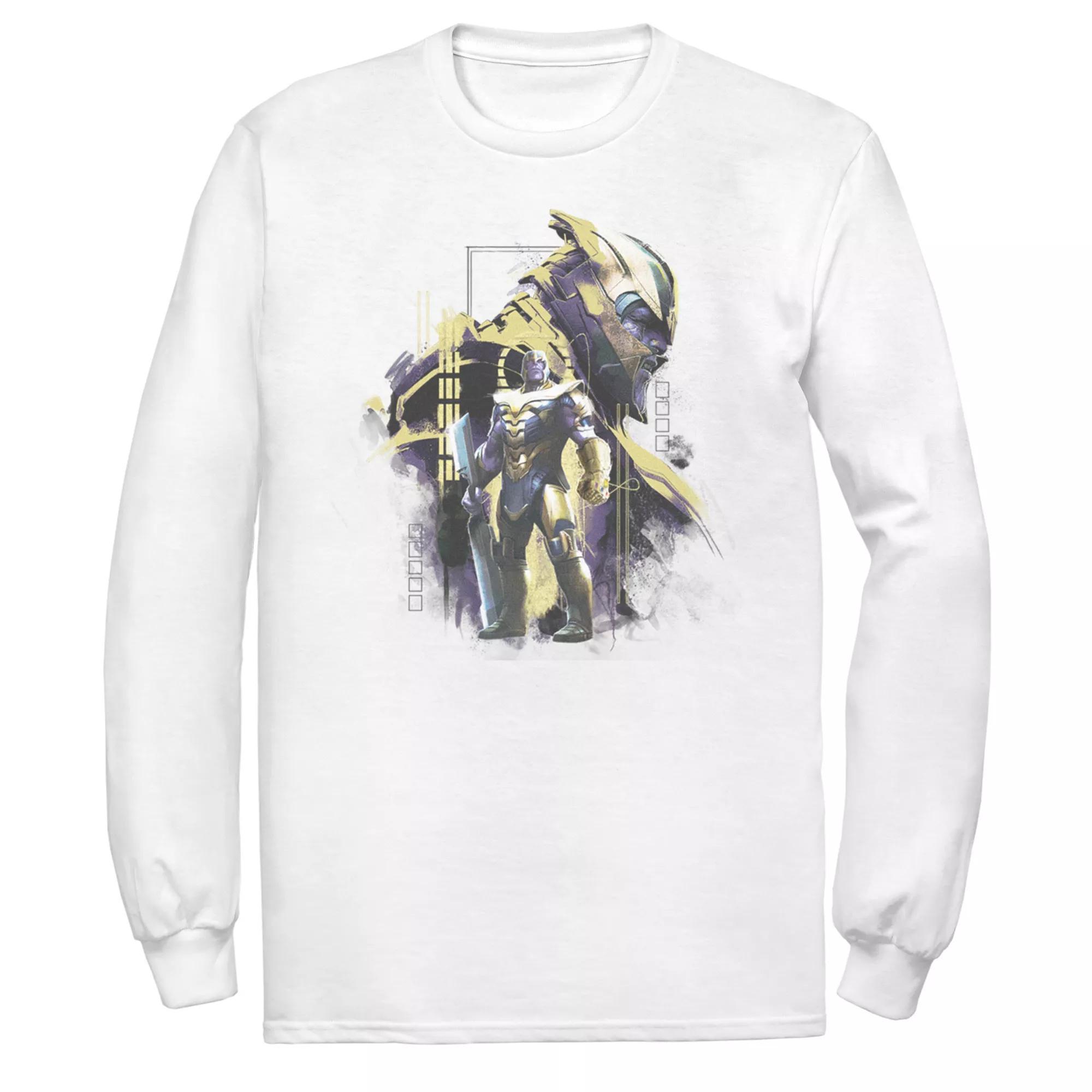 Men's Marvel Avengers Endgame Titan Frame Tee, Size: 3XL, White Product Image