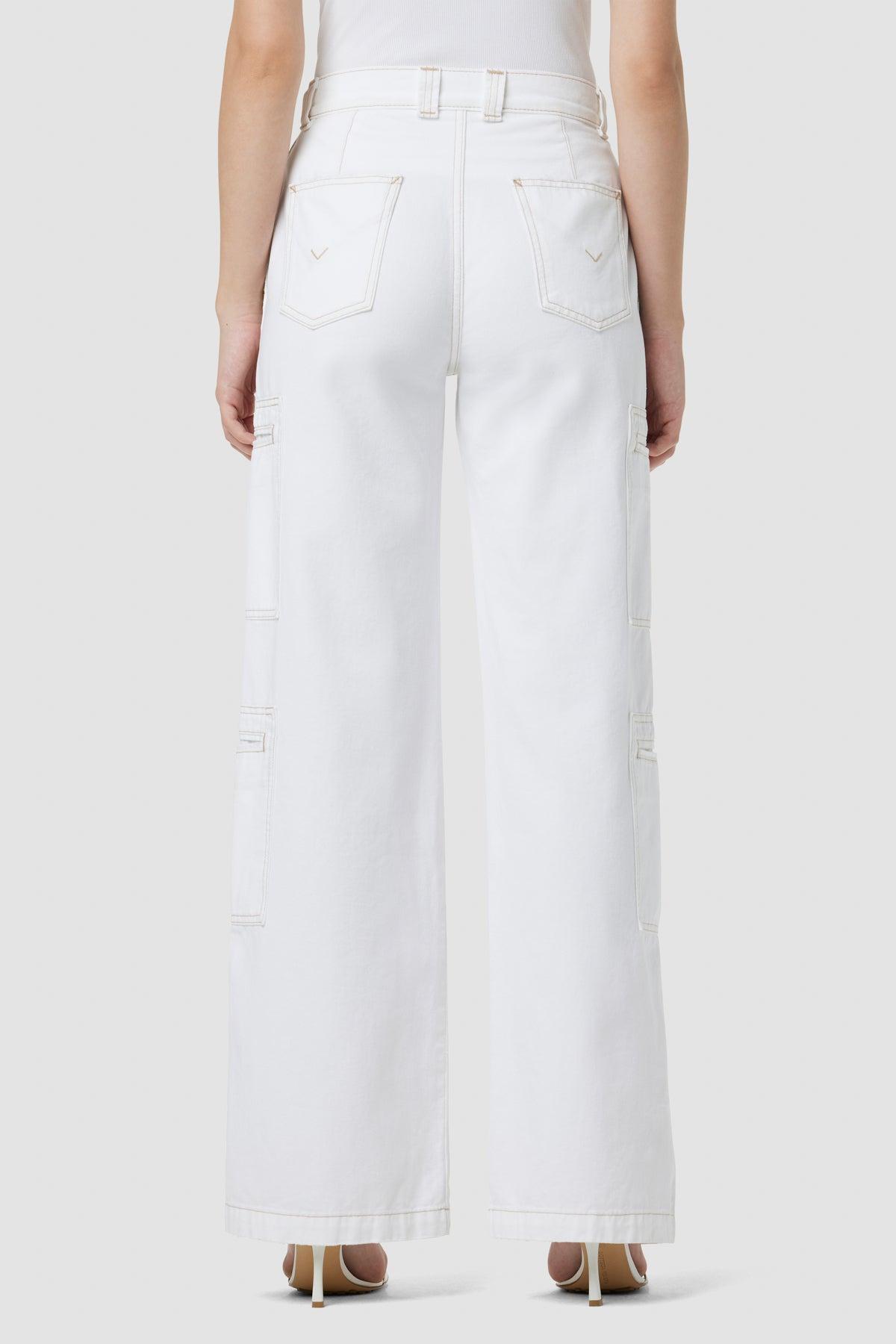 High-Rise Welt Pocket Wide Leg Cargo Product Image