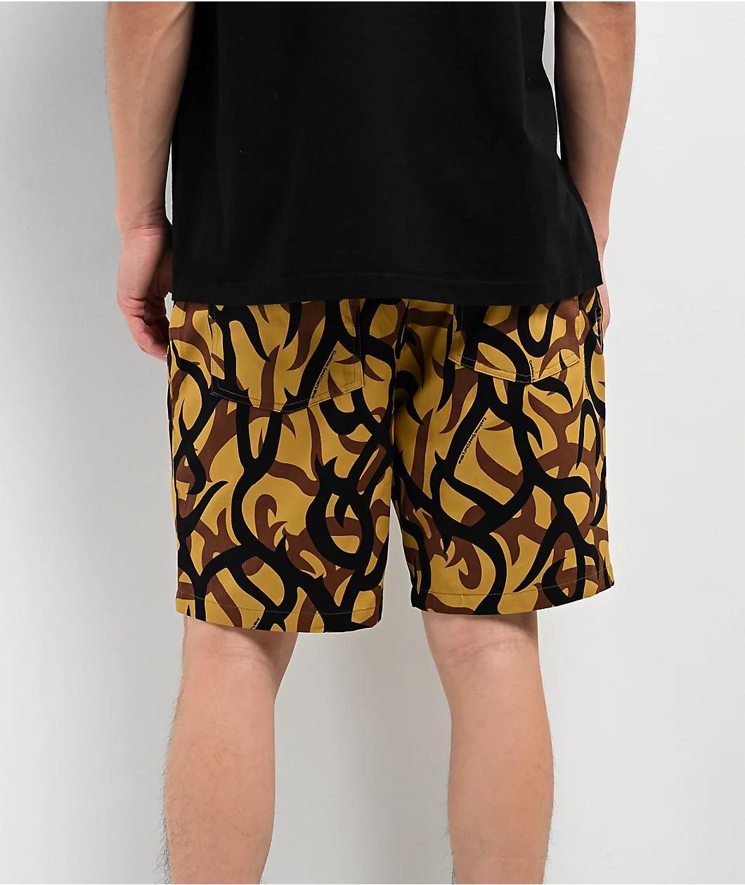 Cookman Y2K Beige Camo Shorts Product Image