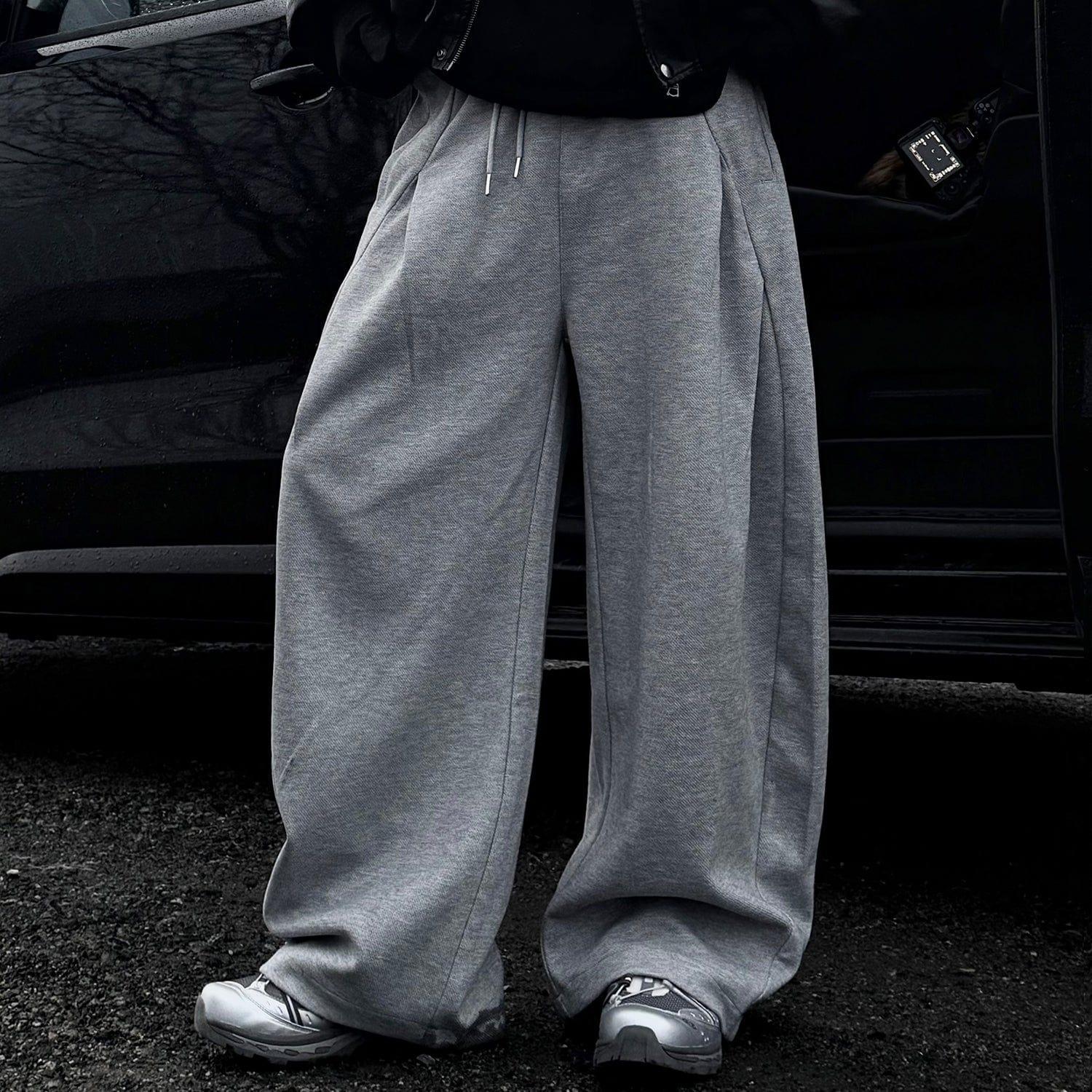 RT No. 12555 GRAY BAGGY SWEATPANTS Product Image