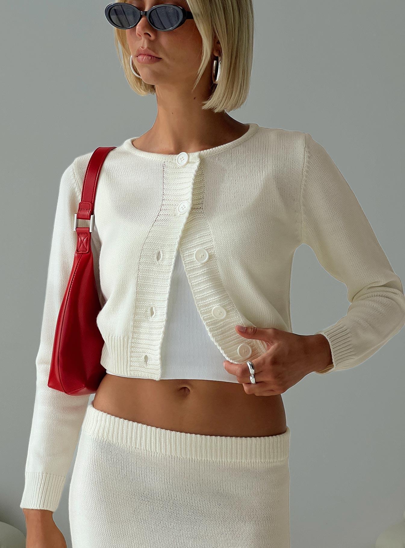 Collase Knit Sweater Cream Product Image