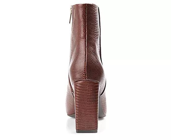 Journee Sarla Tru Comfort Foam™ Women's High Heel Ankle Boots, Size: 10, White Product Image