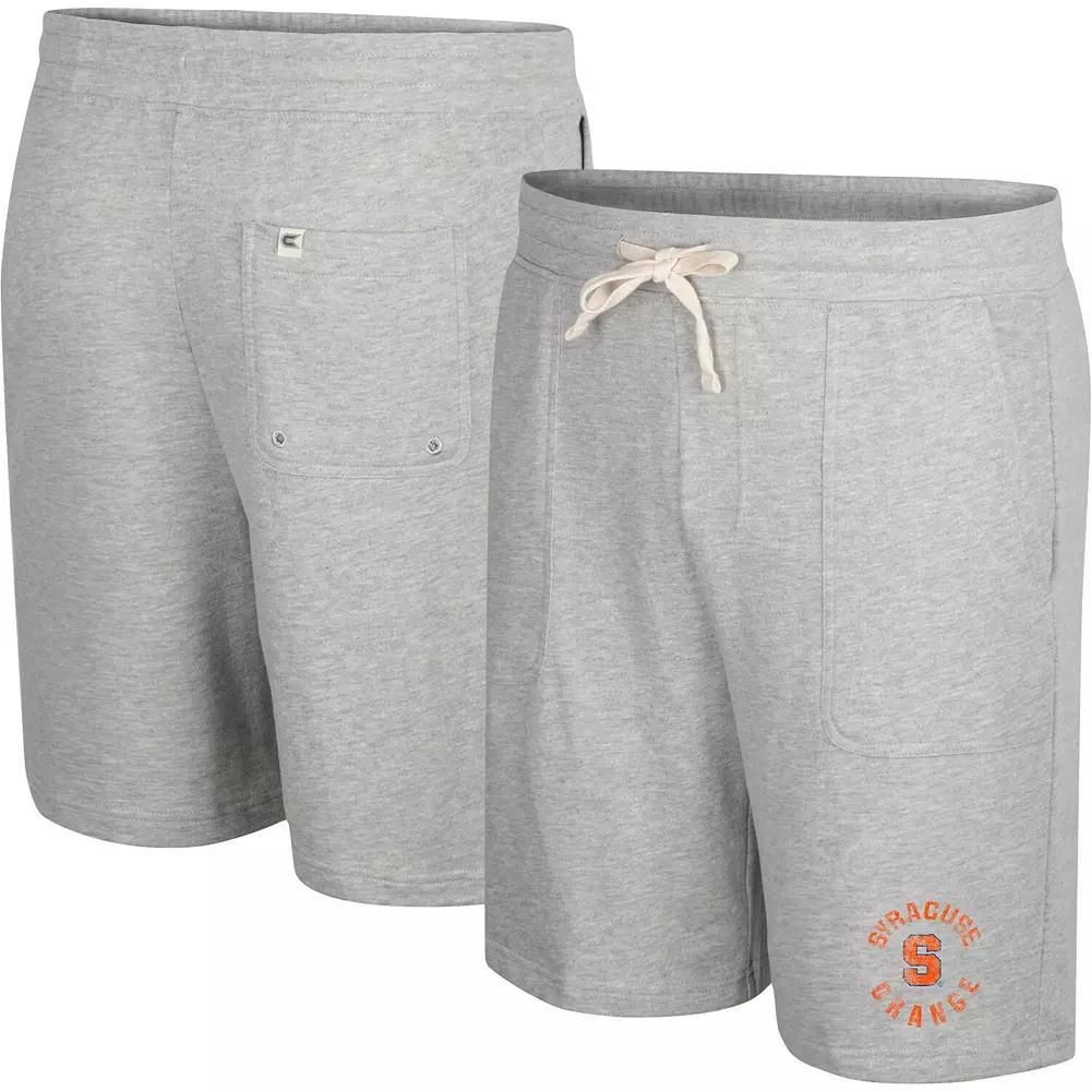 Men's Colosseum Heather Gray Syracuse Orange Love To Hear This Terry Shorts, Size: Medium, Grey Product Image