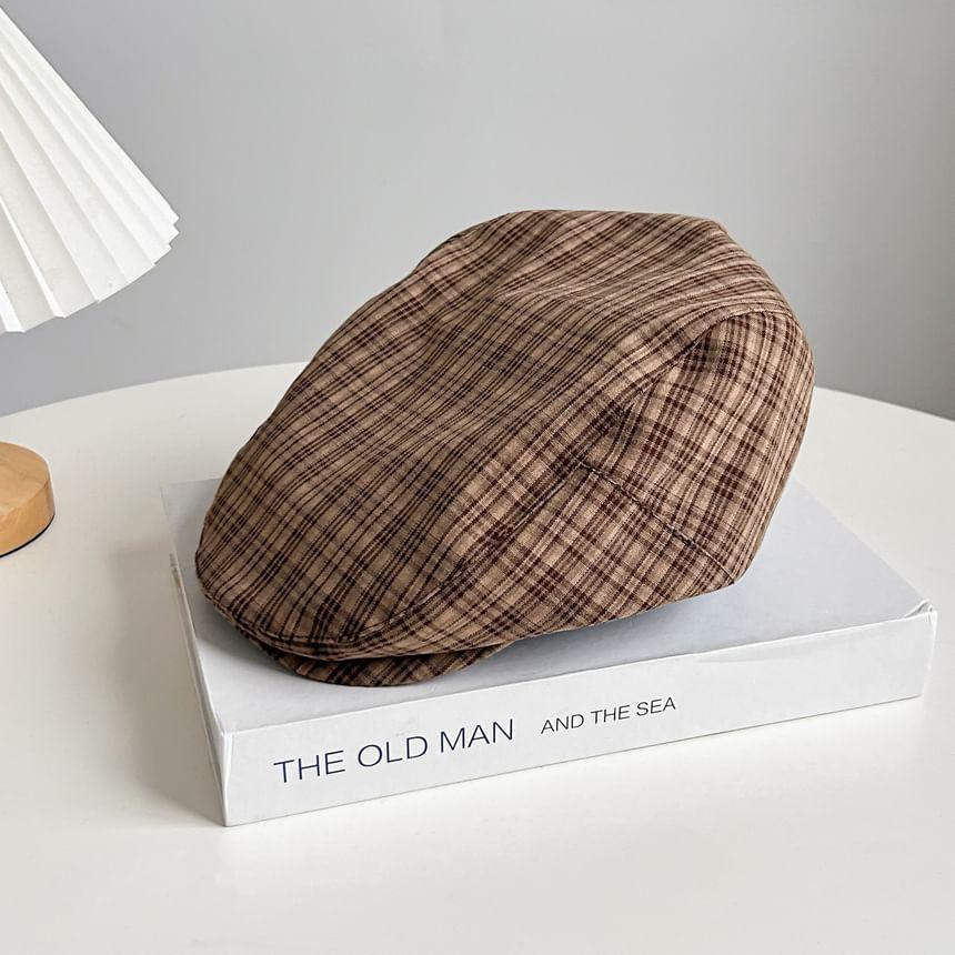 Plaid Newsboy Cap Product Image