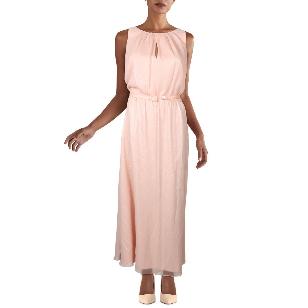 LAUREN RALPH LAUREN Womens Chiffon Sleeveless Cocktail And Party Dress In Multi Product Image