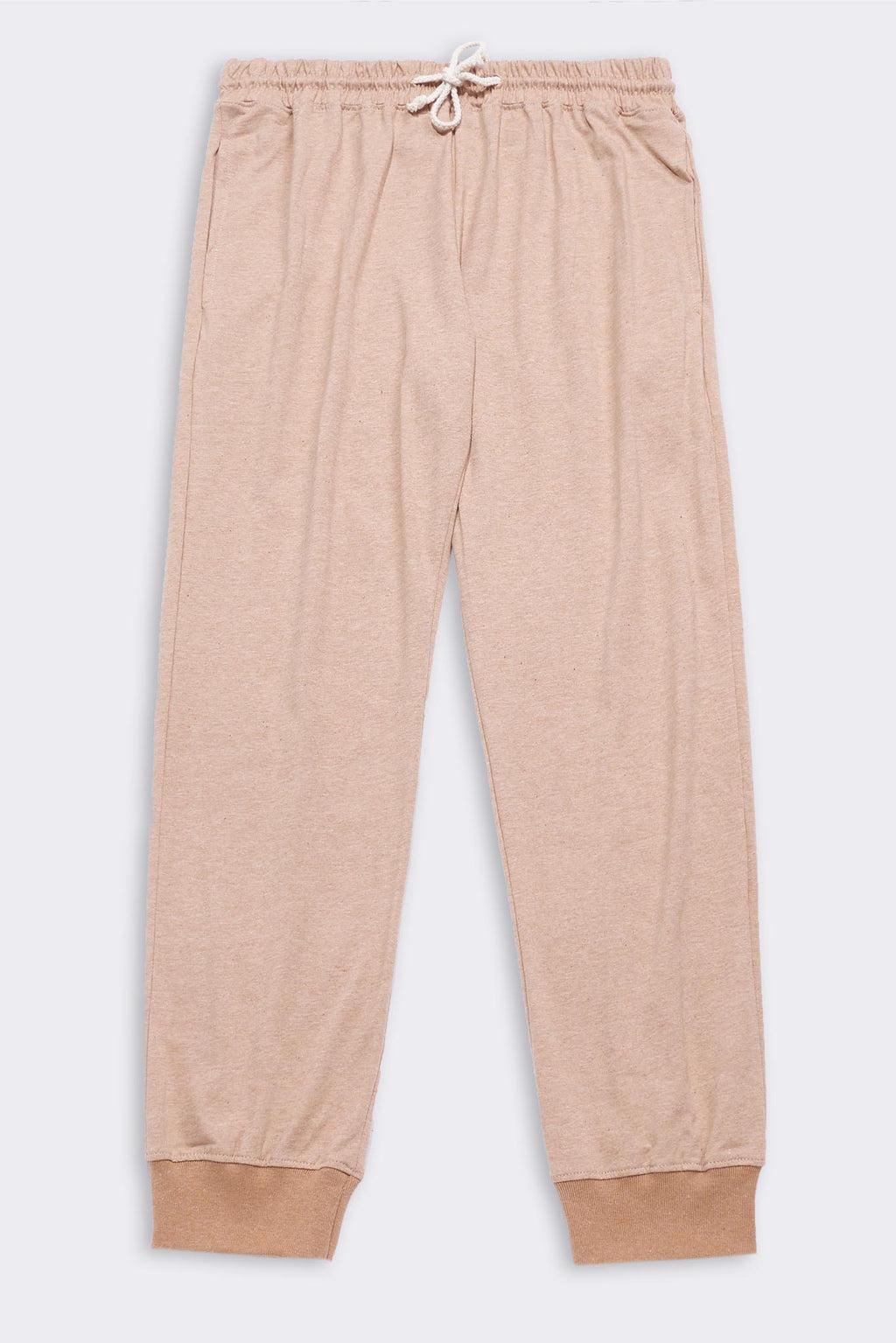 Men's Organic Heirloom Brown Jogger Pants Product Image