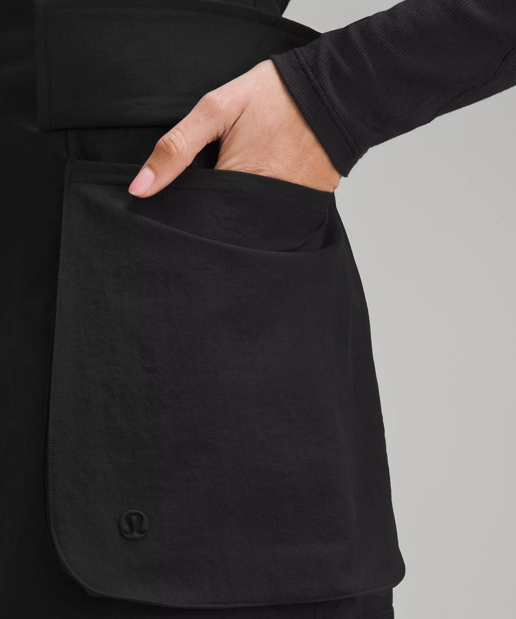 Relaxed-Fit Super-High-Rise Cargo Short 4" Product Image