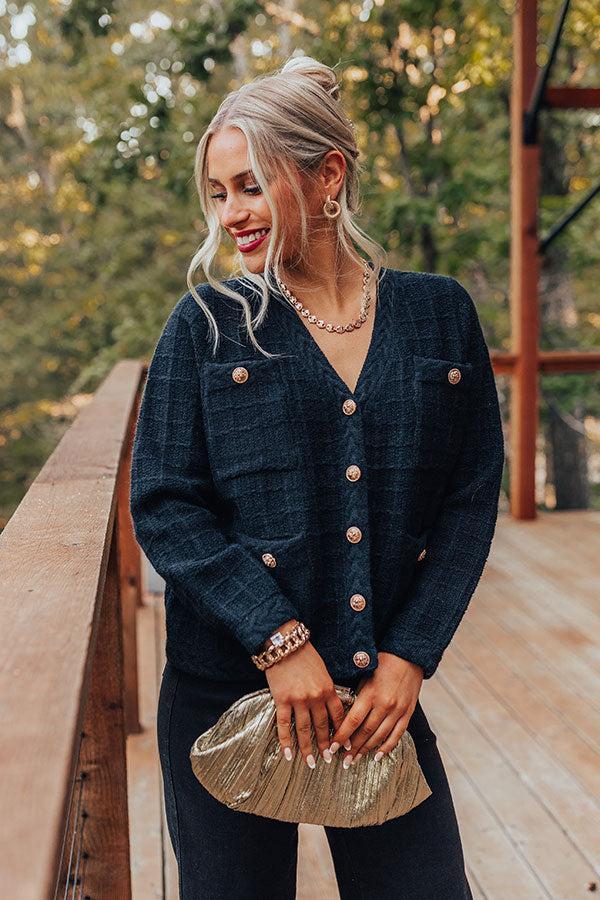 Soho Style Knit Cardigan Product Image