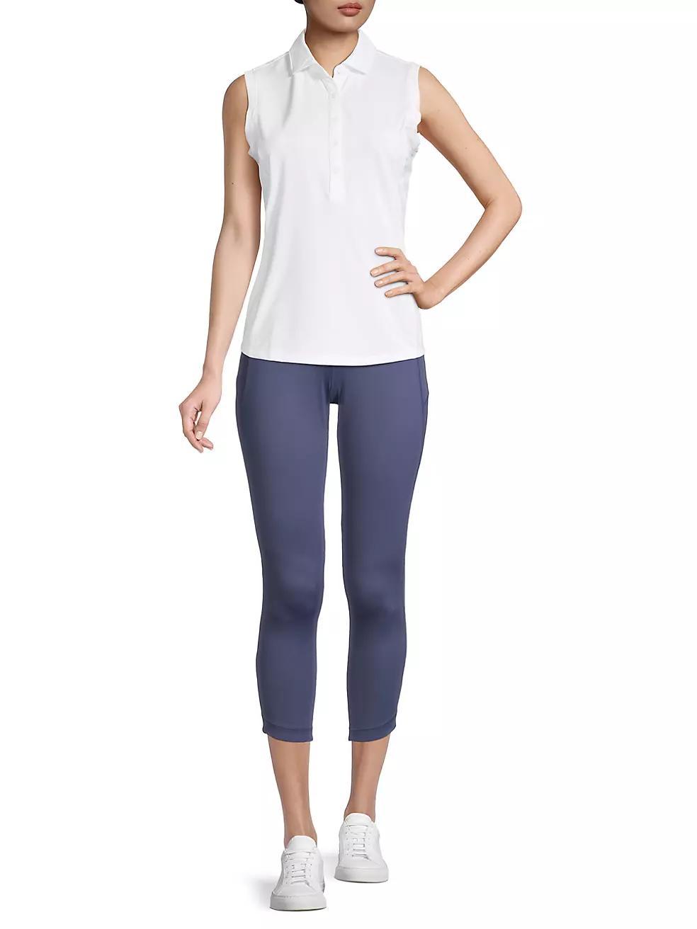 Tae Sleeveless Polo Top Product Image