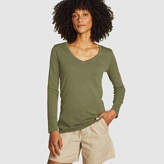 Women's Favorite Long-Sleeve V-Neck T-Shirt Product Image