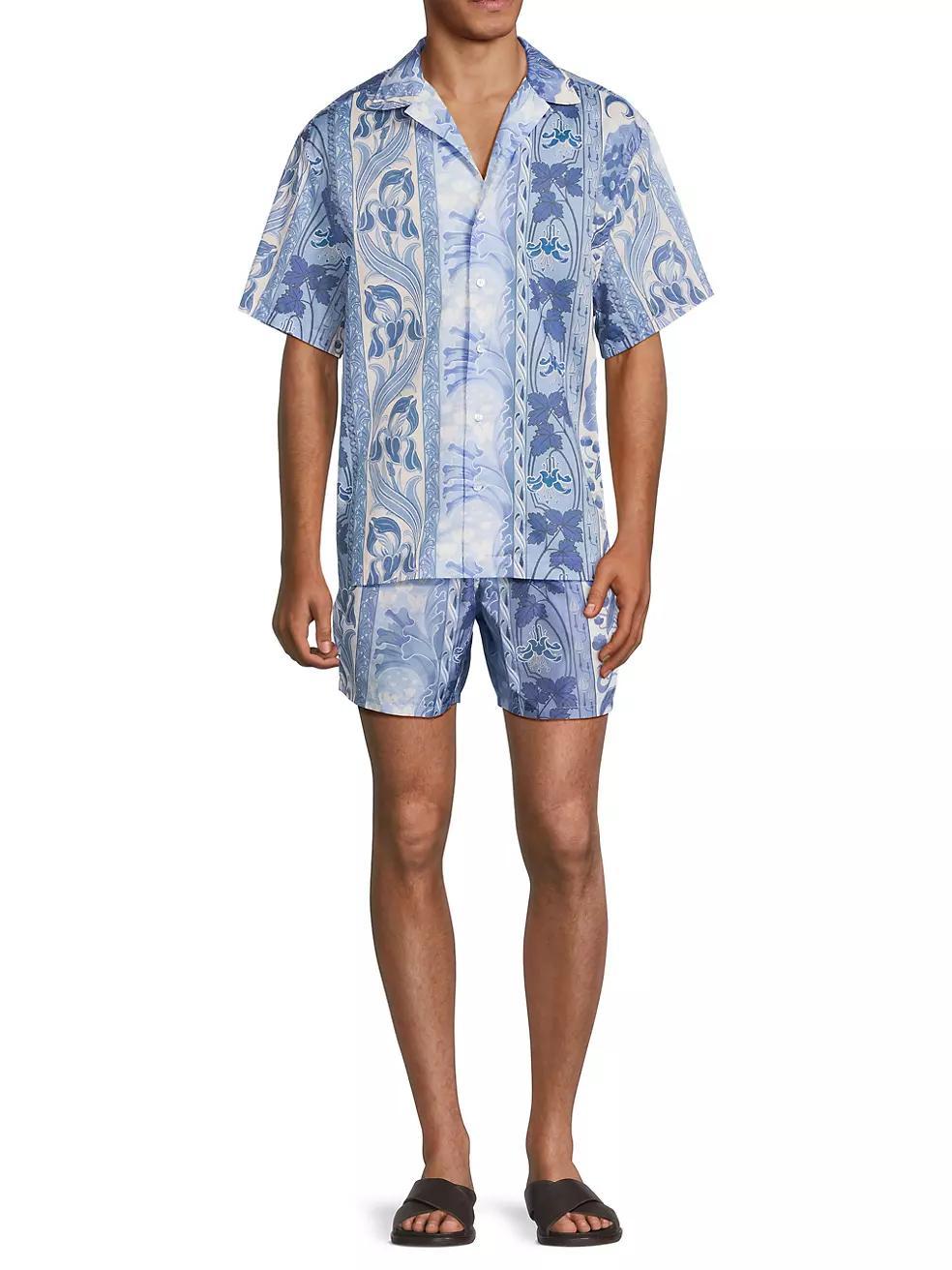 Paisley Bowling Short-Sleeve Shirt Product Image