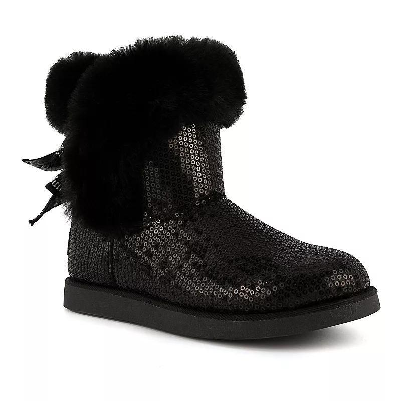 Juicy Couture King 2 Women's Cold Weather Boots, Size: 7, Black Leopard Product Image