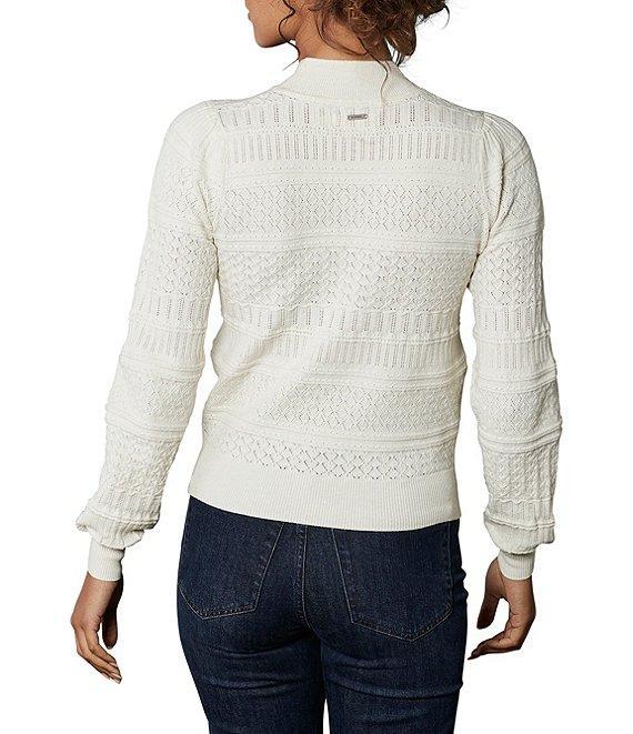 The Normal Brand Olivia Pointelle Mock Neck Sweater Product Image