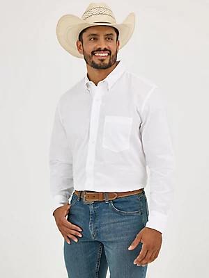 Men's Cody Johnson One Pocket Button Down Shirt in Gray Contrast Product Image