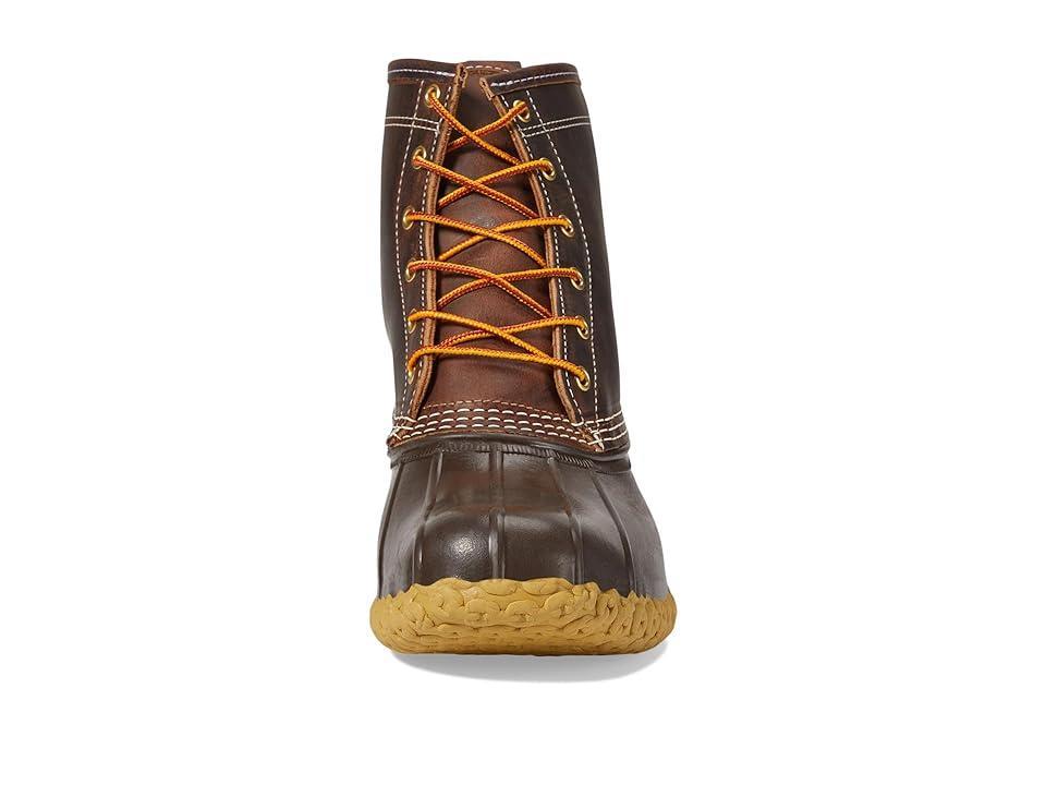 L.L.Bean Bean Boot 8 Leather Primaloft Flannel Lined Brown/Gum/Apple Cinnamon) Men's Shoes Product Image