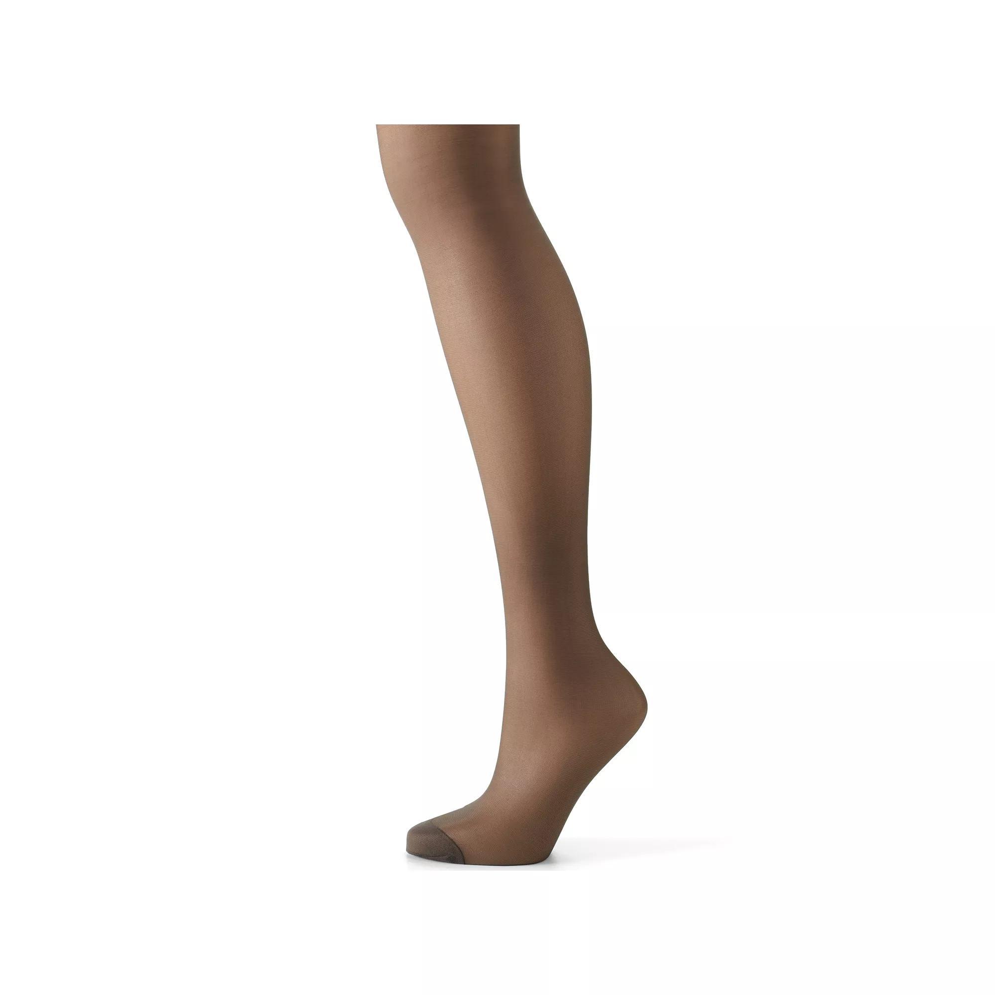 Hanes® Silk Reflections Silky Sheer Control Top Pantyhose, Women's, Size: E-F, Blue Product Image