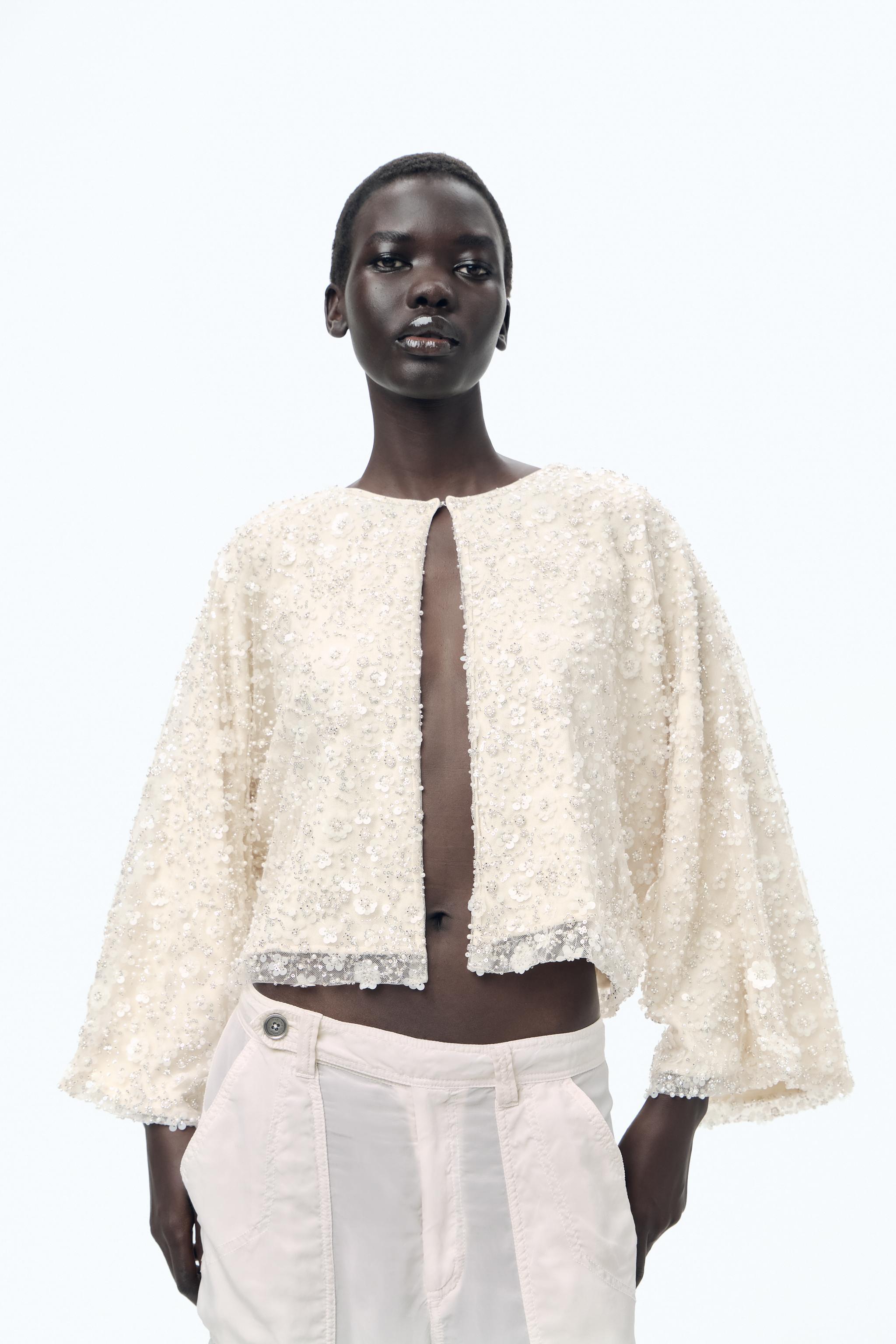 BEADED SEQUIN JACKET Product Image