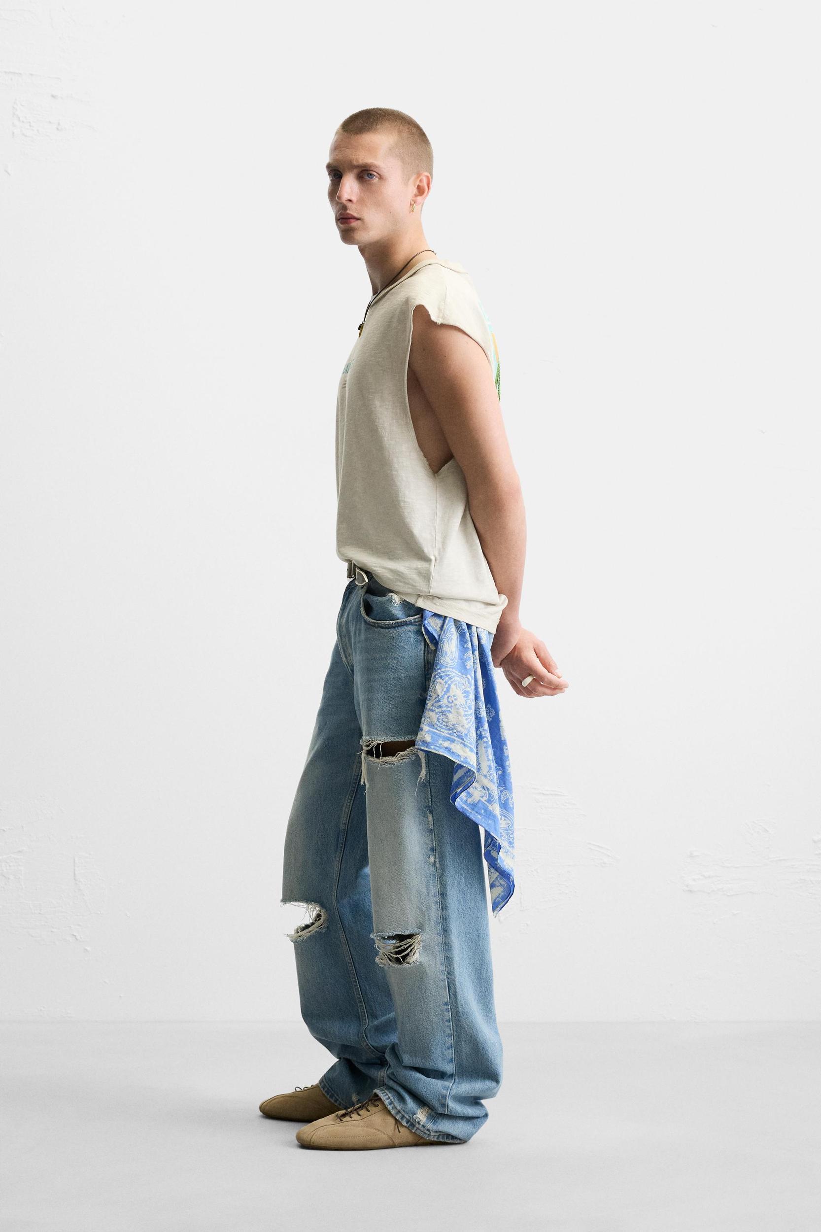 WASHED PRINT TANK TOP Product Image