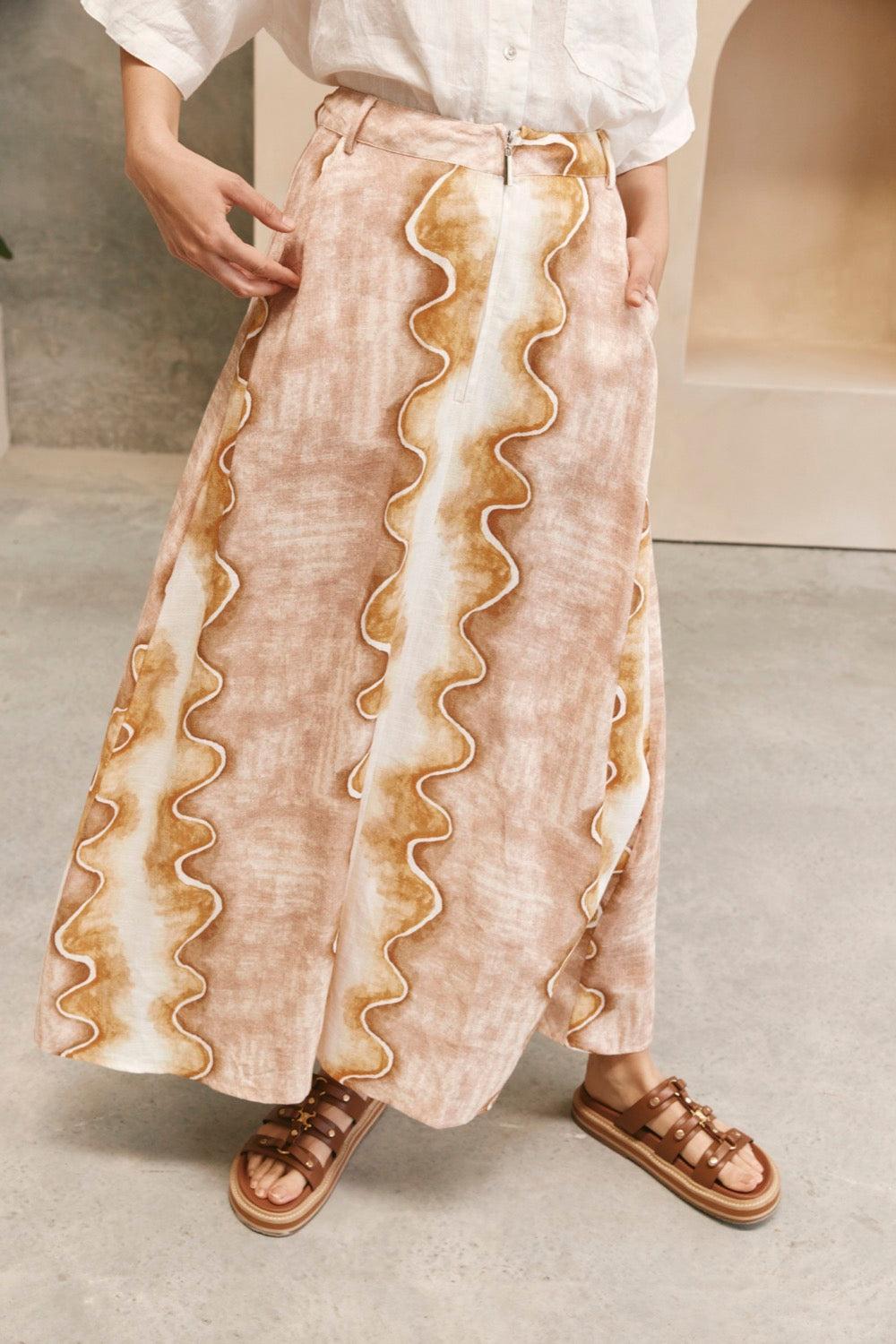 Baja Midi Skirt Matelassé Product Image