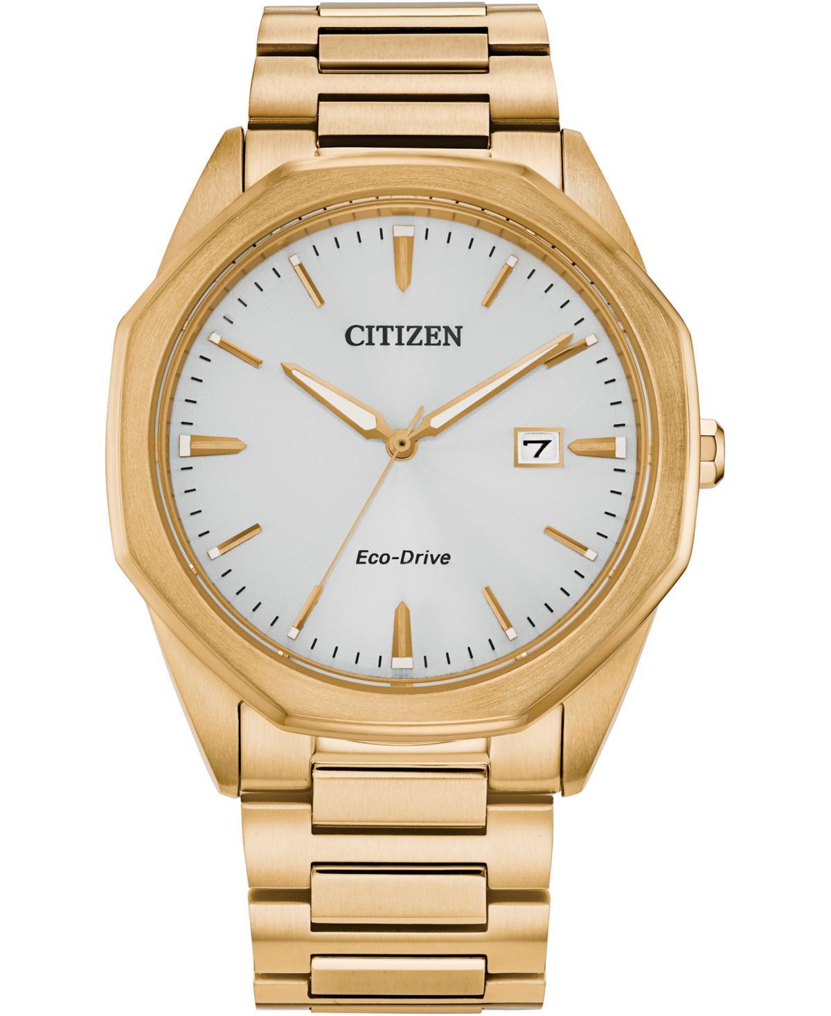 Citizen Eco-Drive Men's Corso Diamond Accent Watch - BM7103-51L, Size: Large, Gold Tone Product Image