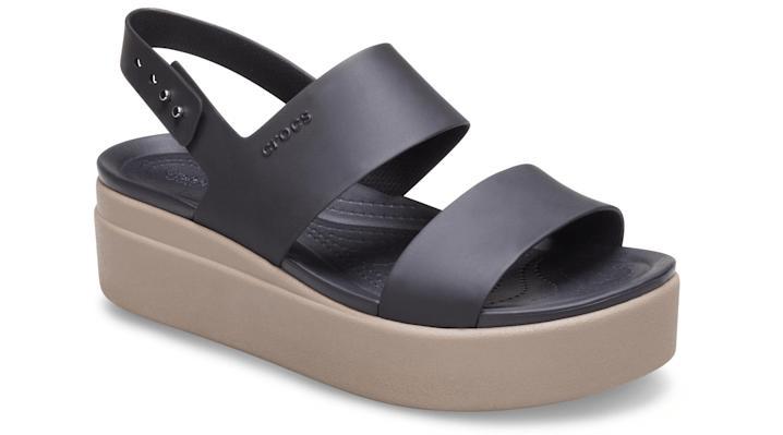 Crocs Womens Brooklyn Low Wedge Platform Sandals Product Image
