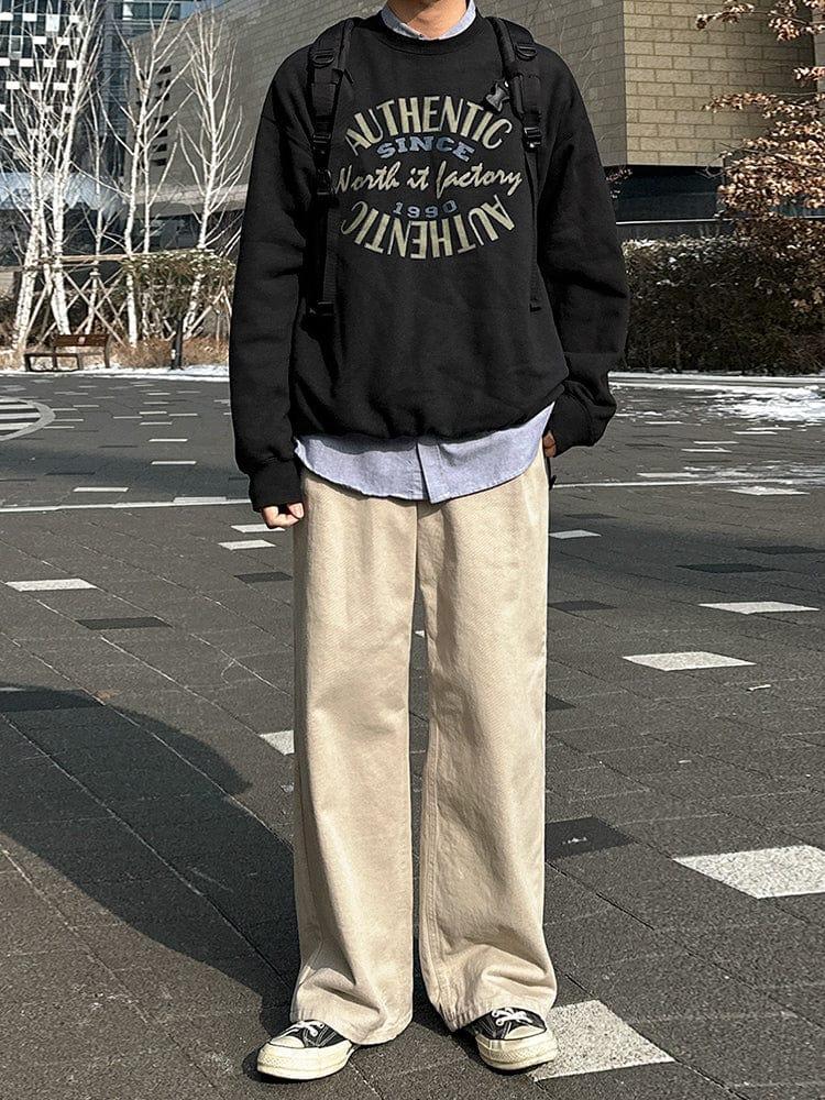 RT No. 12513 KHAKI STRAIGHT JEANS Product Image