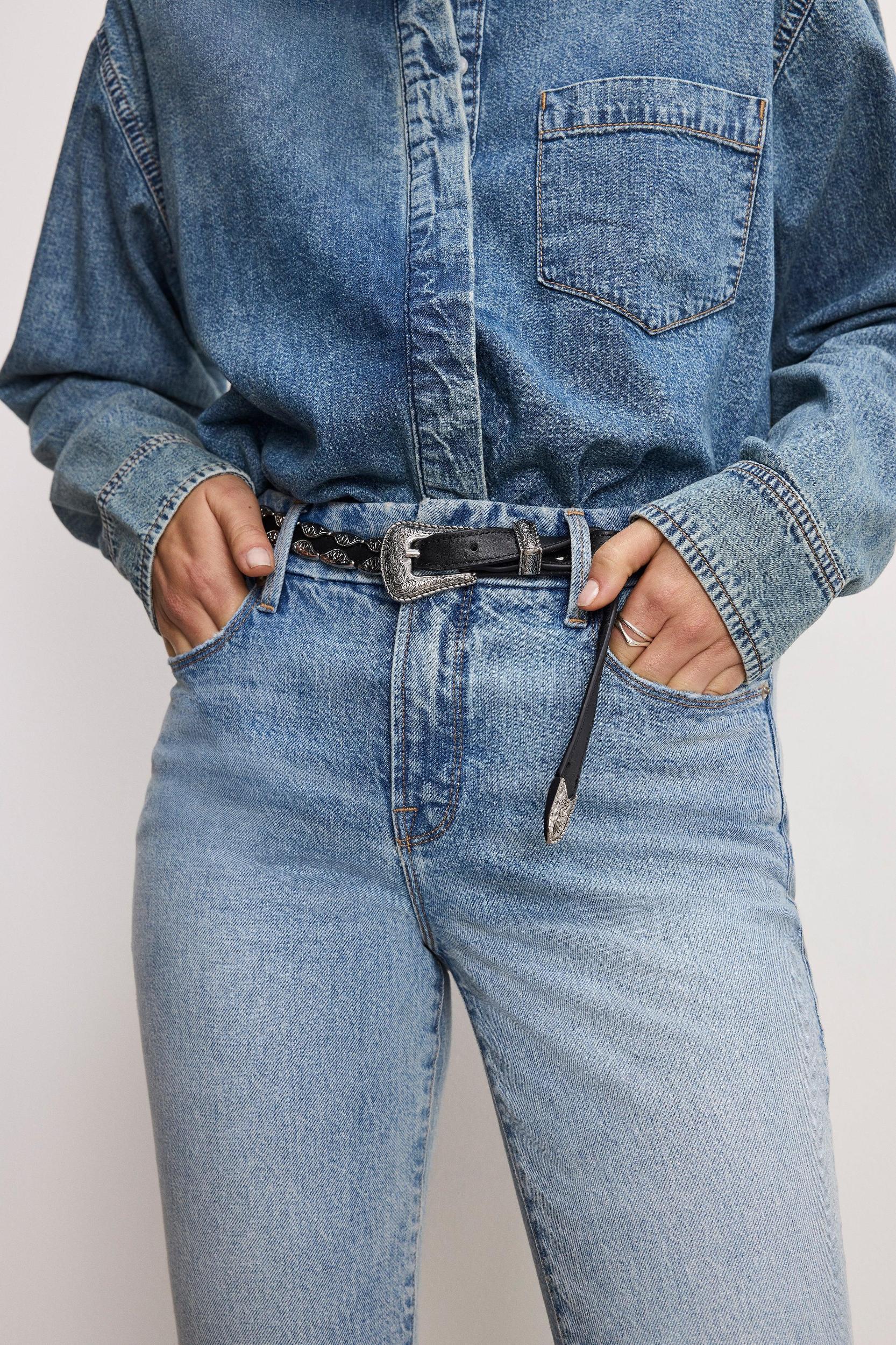GOOD CLASSIC SLIM STRAIGHT JEANS | INDIGO754 Product Image