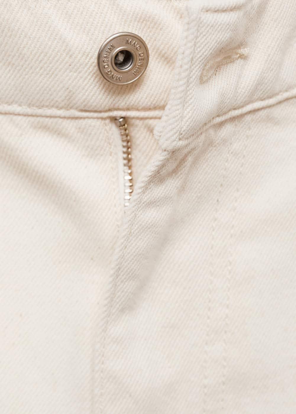 Denim cotton cargo shorts - Men | MANGO USA Product Image