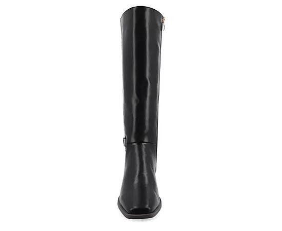 Journee Tru Comfort Foam Womens Londyn Calf Boots Red Product Image