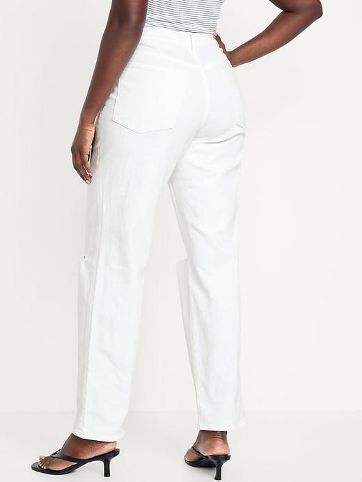 High-Waisted OG Loose Ripped Jeans Product Image