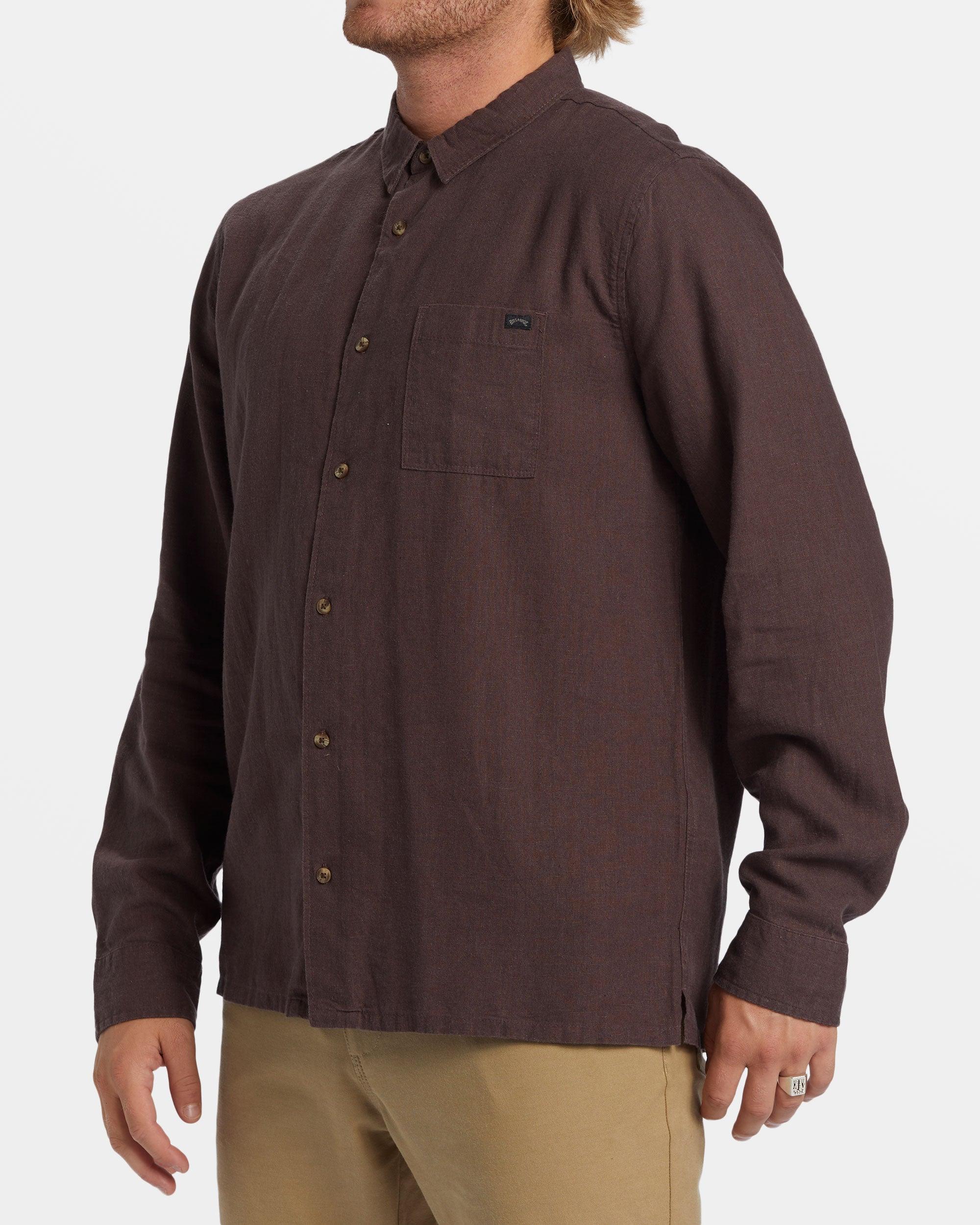Ricardo Long Sleeve Shirt - Plum Male Product Image
