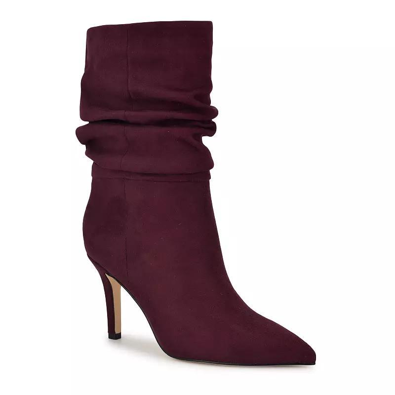 Nine West Slouch Women's Pointy Toe Stiletto Heel Dress Booties, Size: 8.5, Black Product Image