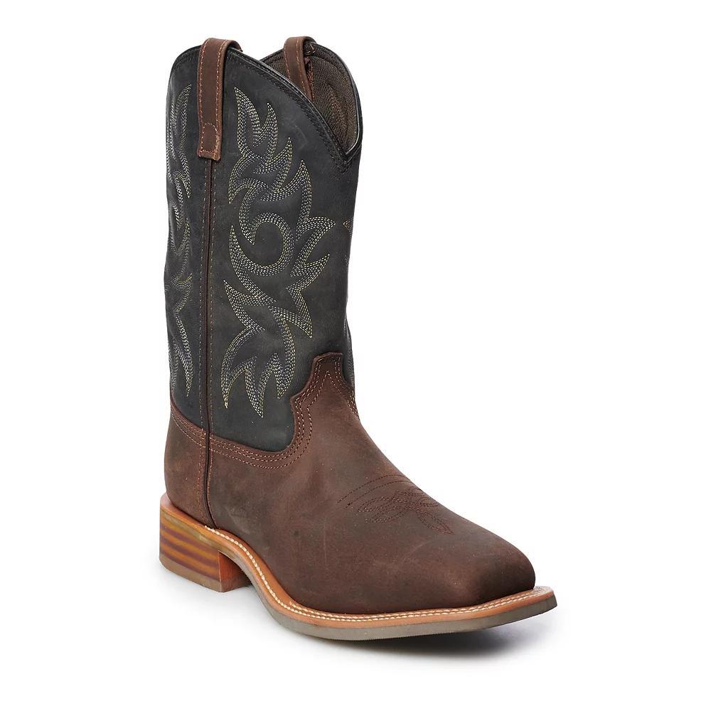 AdTec 9859 Men's Western Boots, Size: 11.5 Medium, Black Brown Product Image