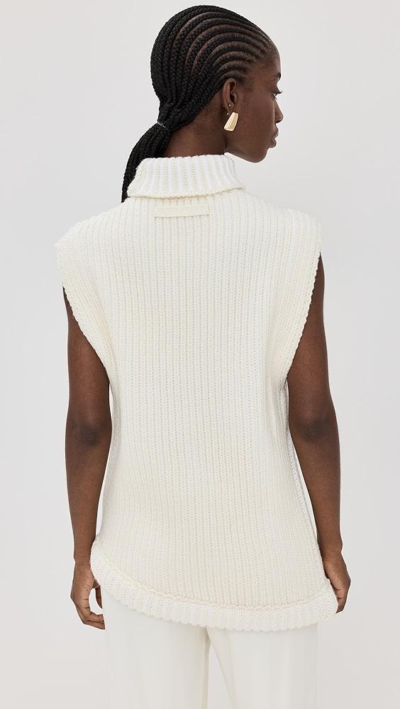Victoria Beckham Sleeveless High Neck Sweater | Shopbop Product Image