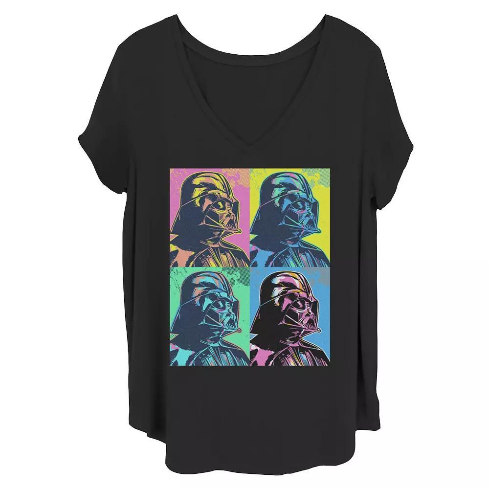 Juniors' Plus Size Star Wars Vader Pop Tee, Girl's, Size: 2XL, Black Product Image