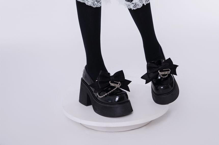 Bow Lace Trim Socks Product Image