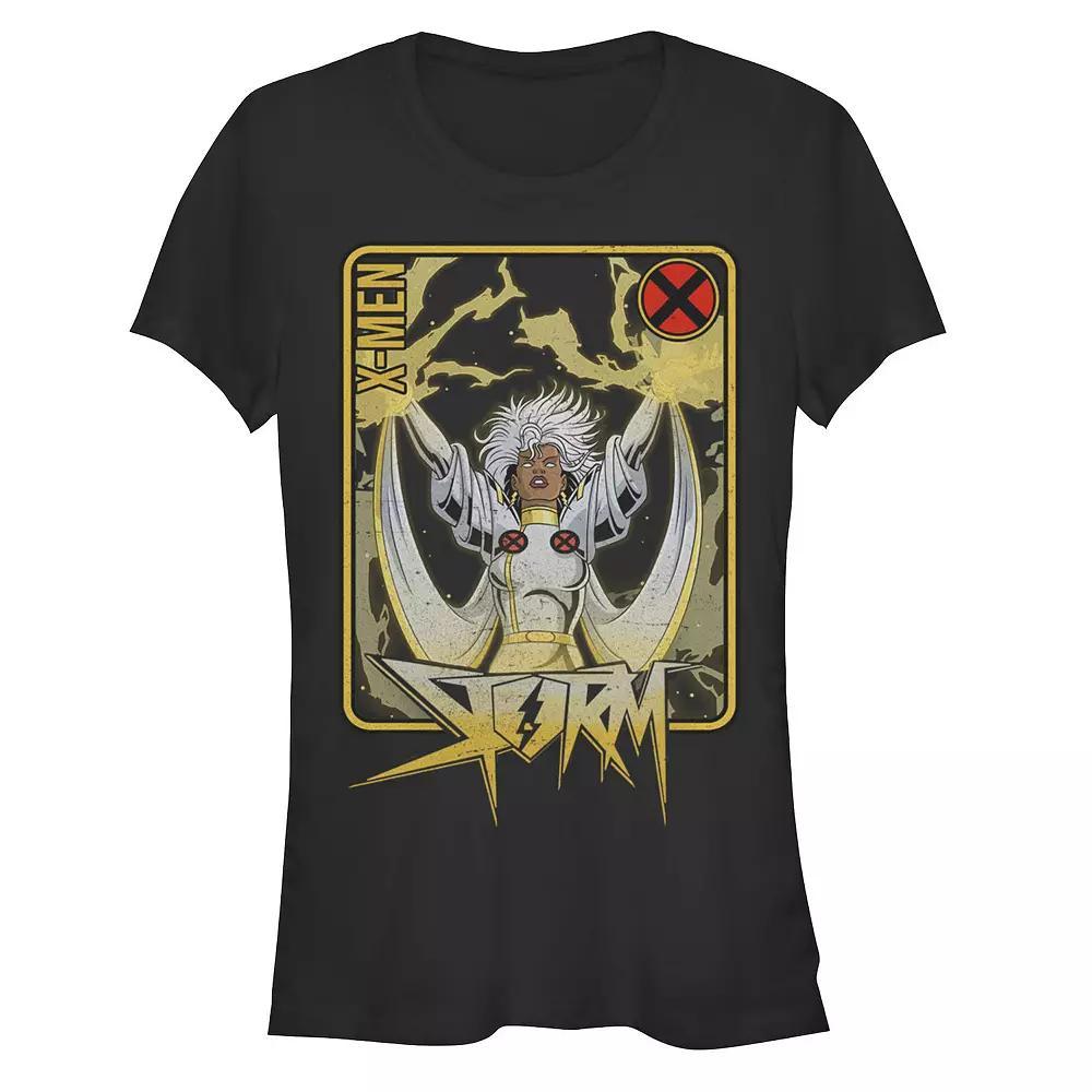 Juniors' X-Men Lightning Storm Poster Graphic Tee, Girl's, Size: XXL, Black Product Image